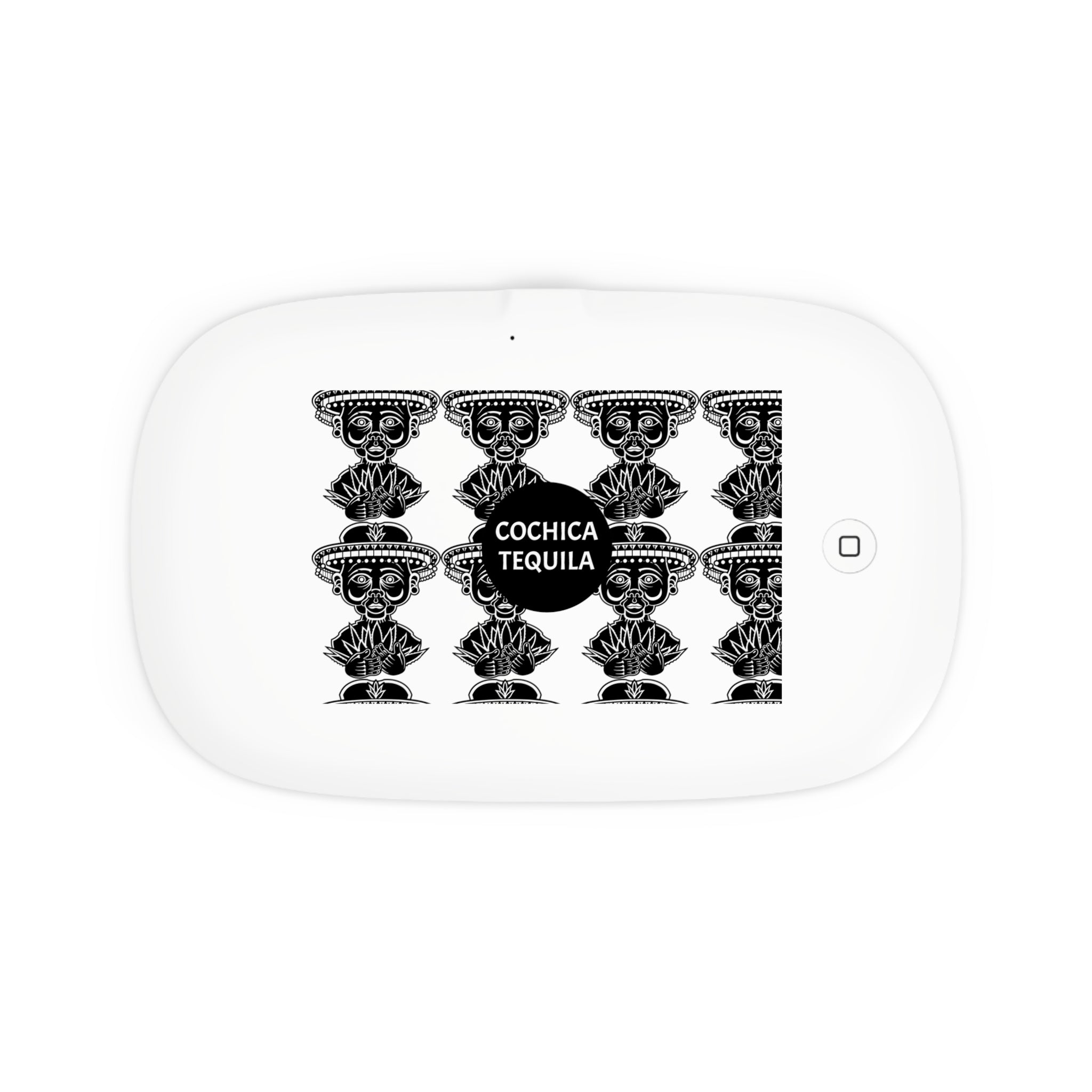 Cochica Tequila Skull Pattern UV Phone Sanitizer and Wireless Charging Pad