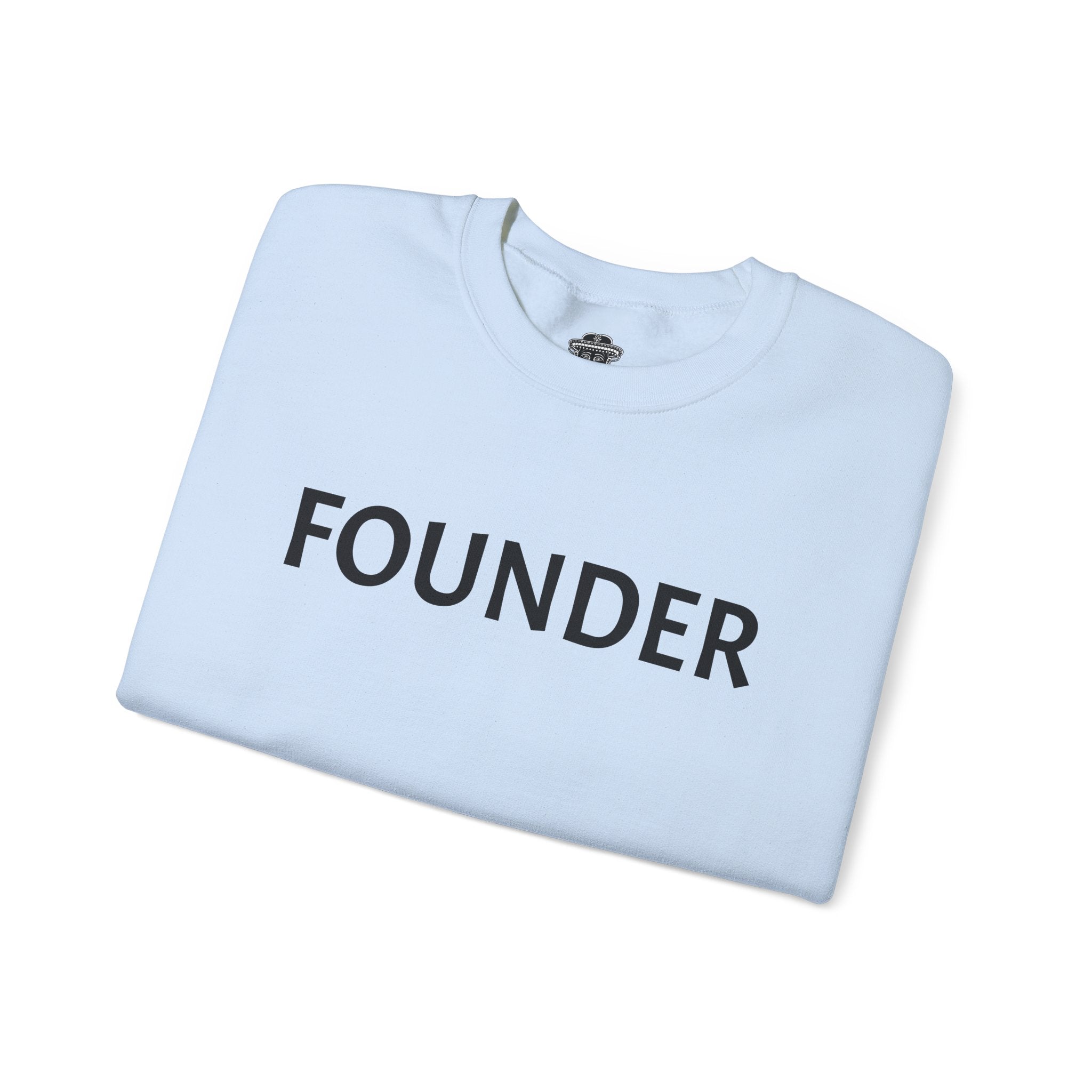 Founder Crewneck Sweatshirt | Tequila Sleeve Graphic, Day of the Dead Back Art