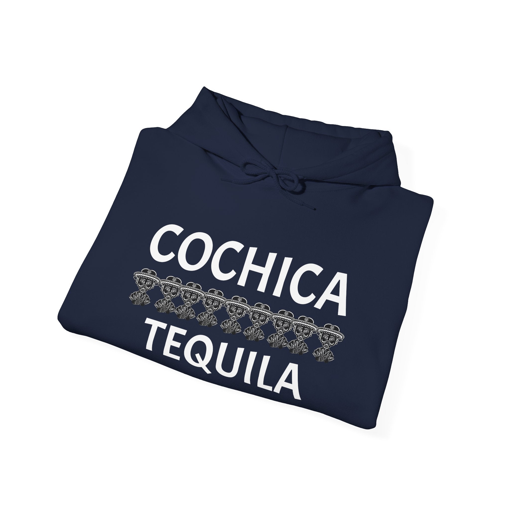 Cochica Tequila Hoodie | Mexican Skull Agave Pattern