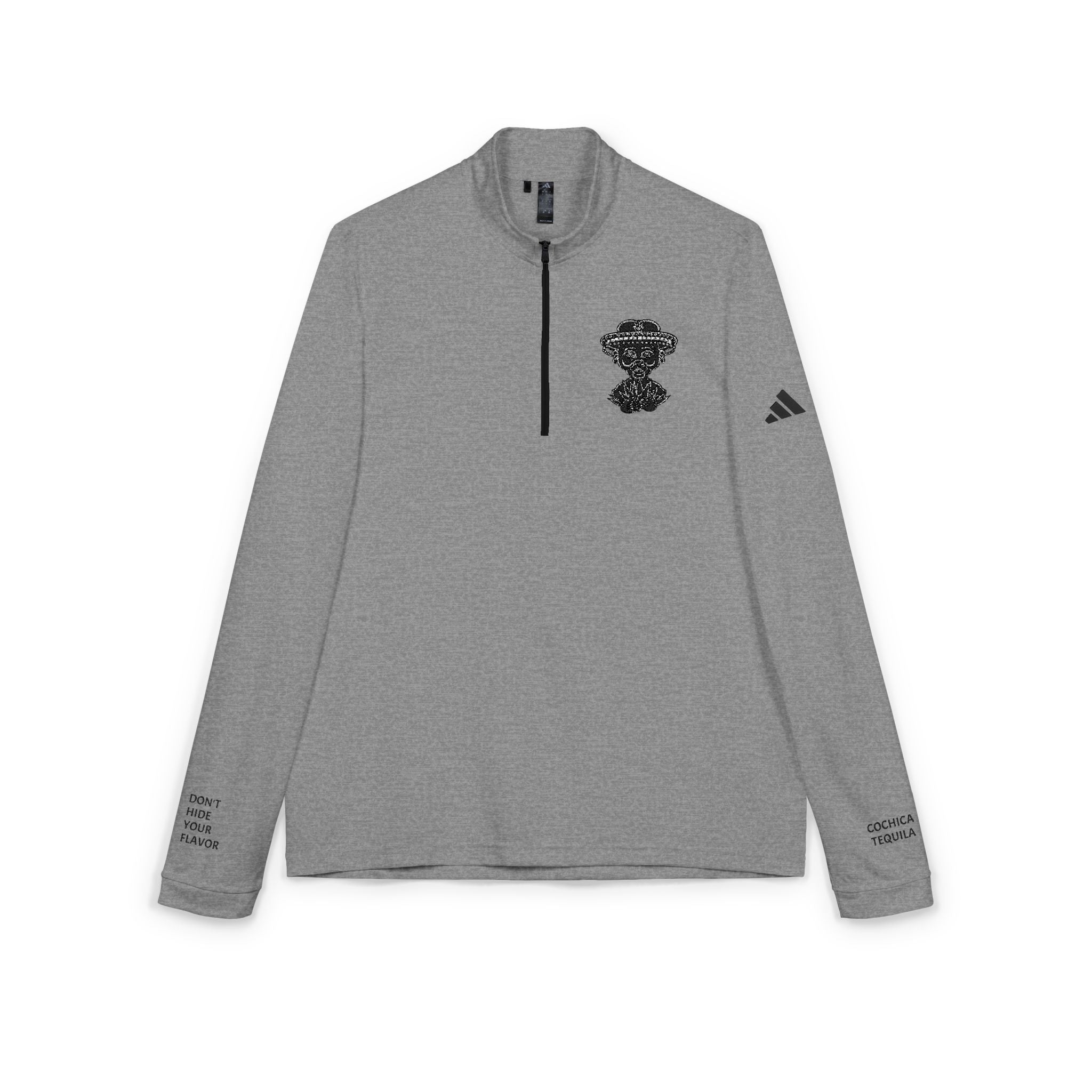Cochica Artwork Embroidered Trophy Quarter-Zip Pullover