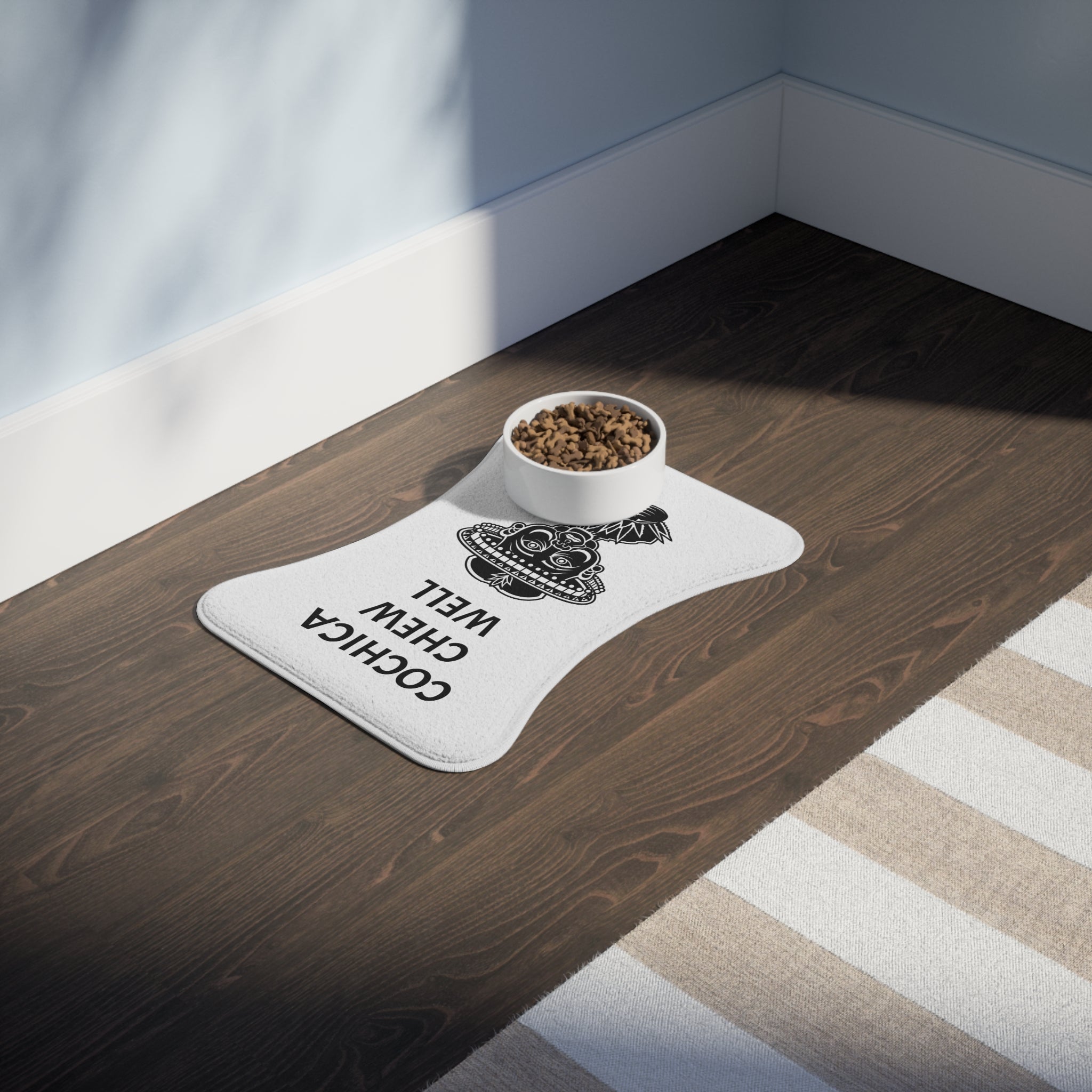 Cochica Chew Well Pet Feeding Mat | Dog Bowl Placemat, Non-Slip Pet Food Mat