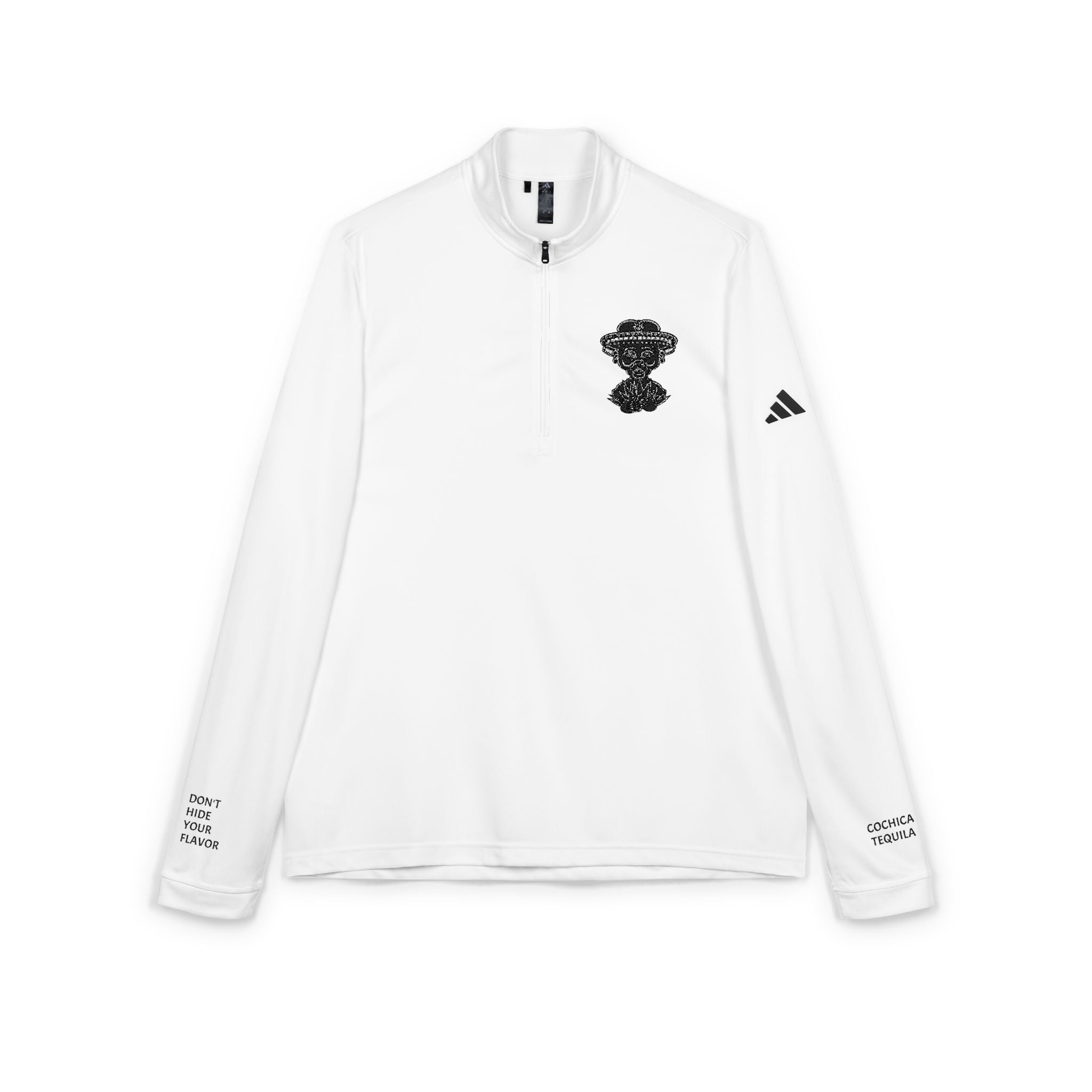 Cochica Artwork Embroidered Trophy Quarter-Zip Pullover