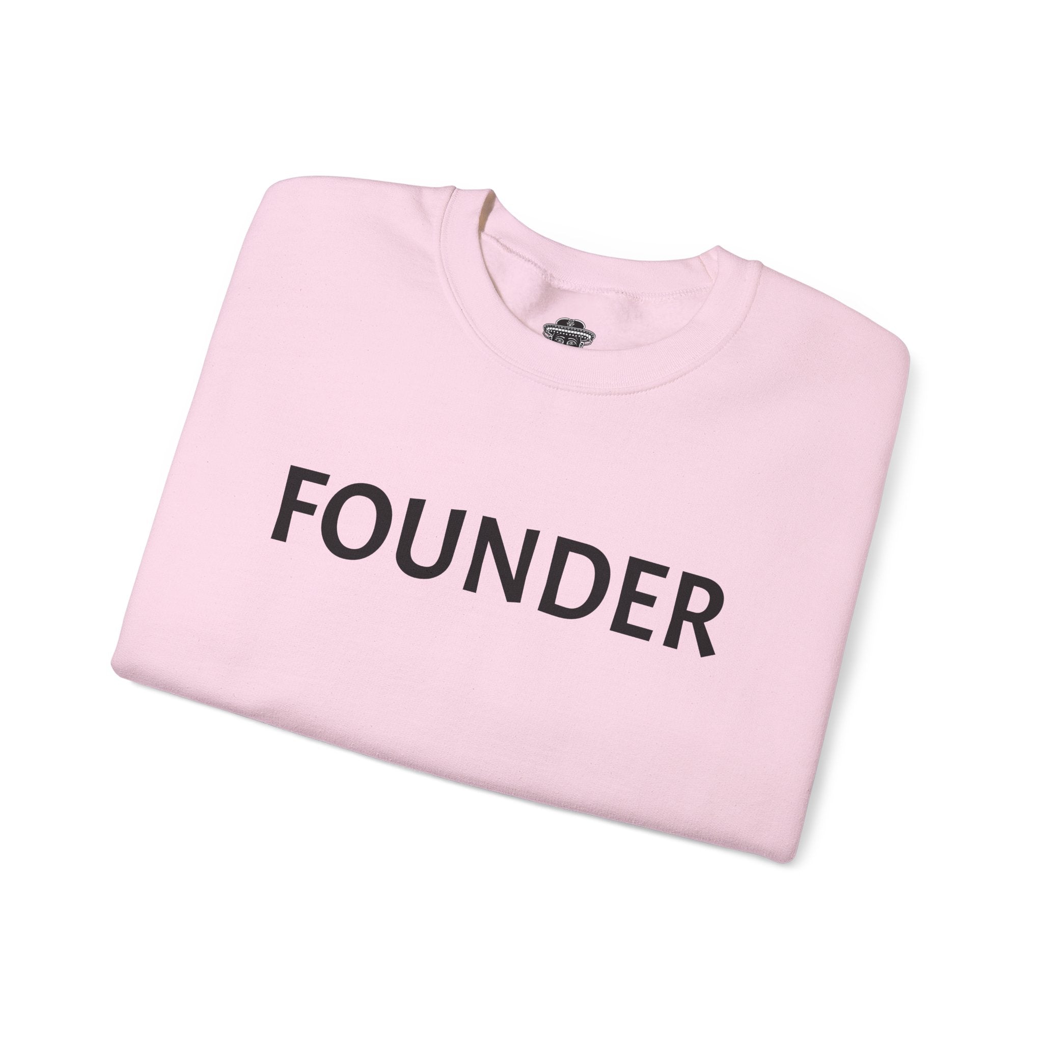 Founder Crewneck Sweatshirt | Tequila Sleeve Graphic, Day of the Dead Back Art