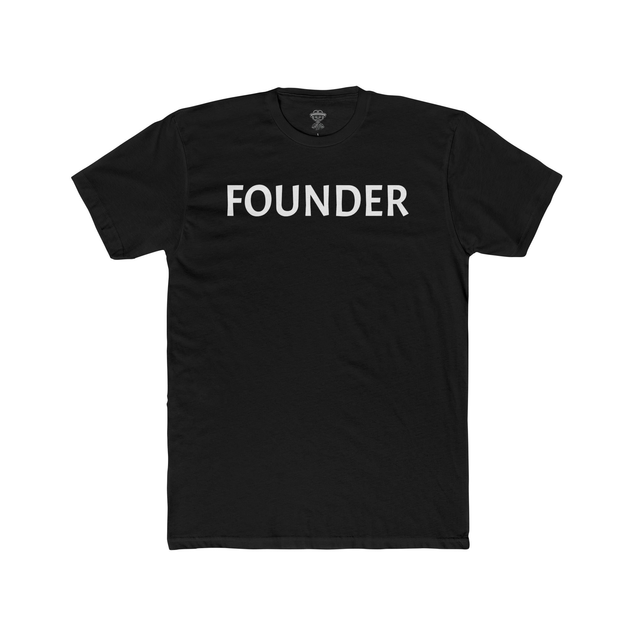 Founder T-Shirt — Minimalist 'FOUNDER' Crew Tee for Entrepreneurs