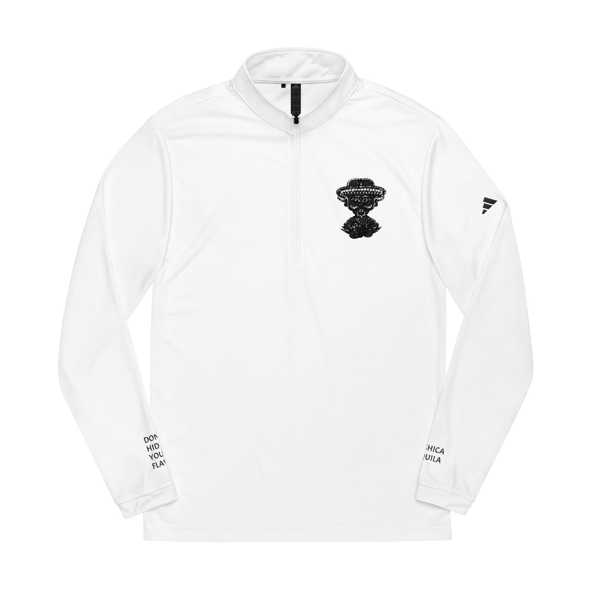 Cochica Artwork Embroidered Trophy Quarter-Zip Pullover