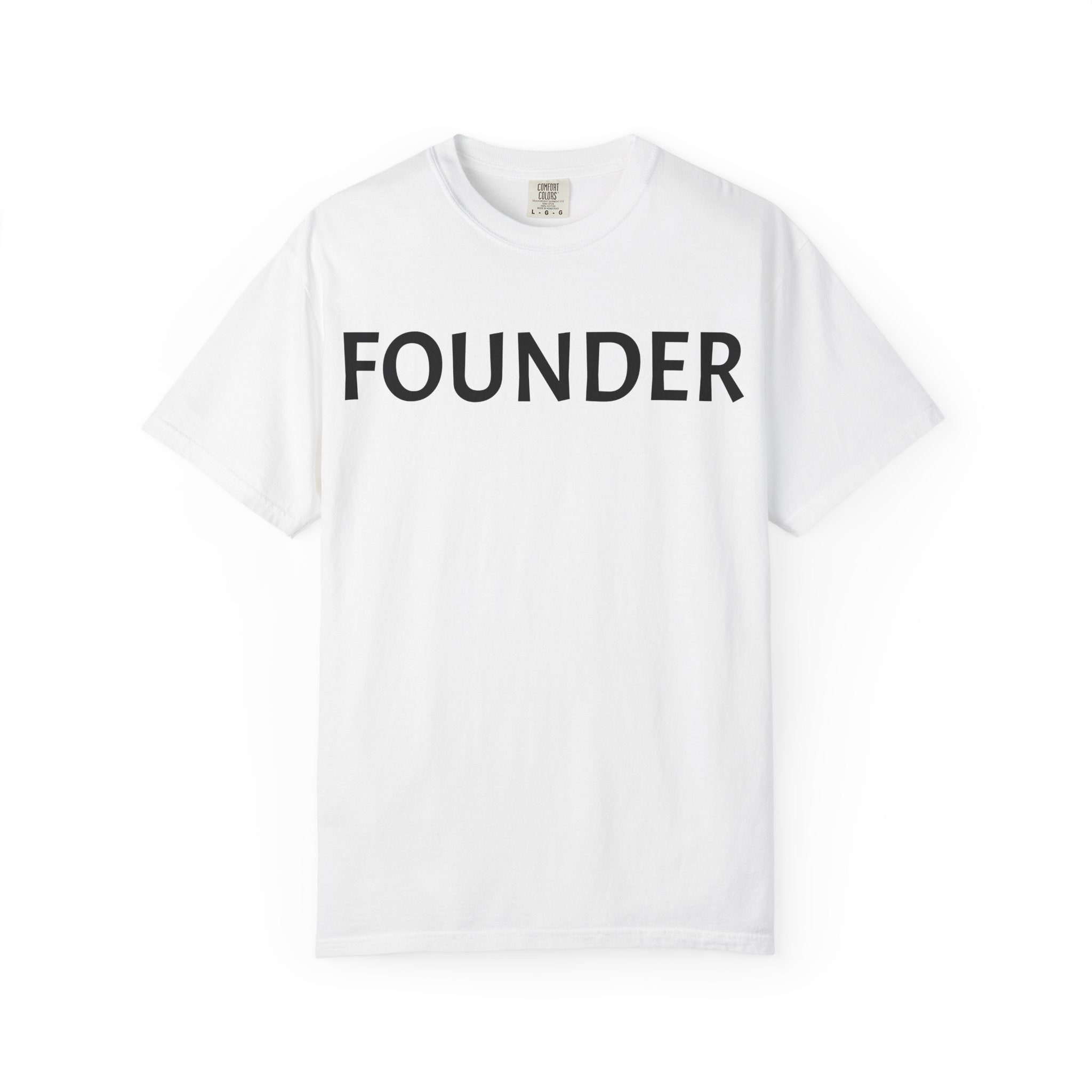Founder T-shirt | Cochica Aztec Headdress Illustration, Back Graphic