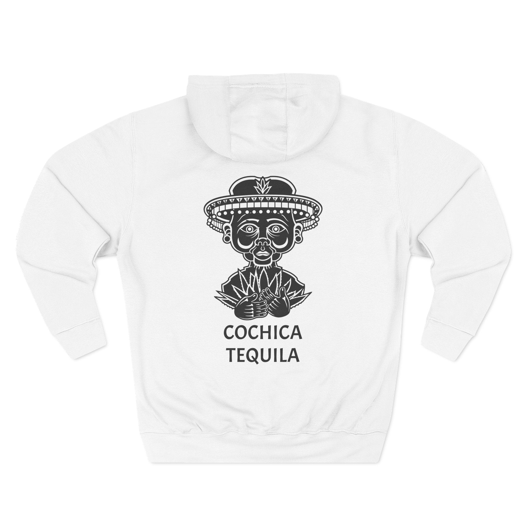 Cochica Tequila Agave Artwork Skull Hoodie | ELEGANTE Print