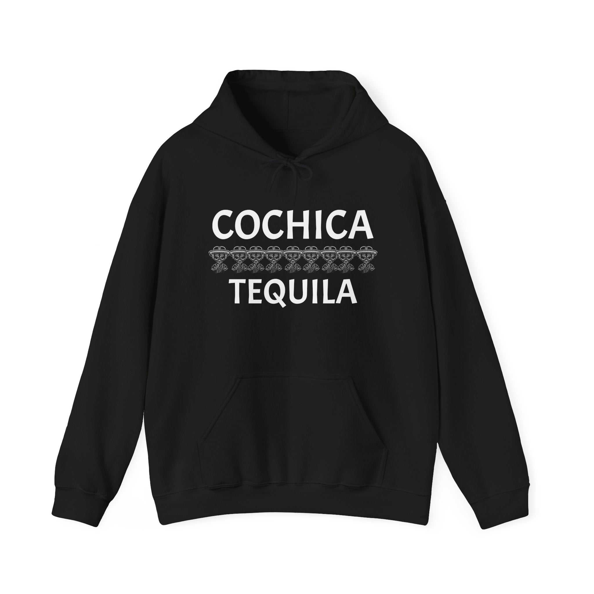 Cochica Tequila Hoodie | Mexican Skull Agave Pattern