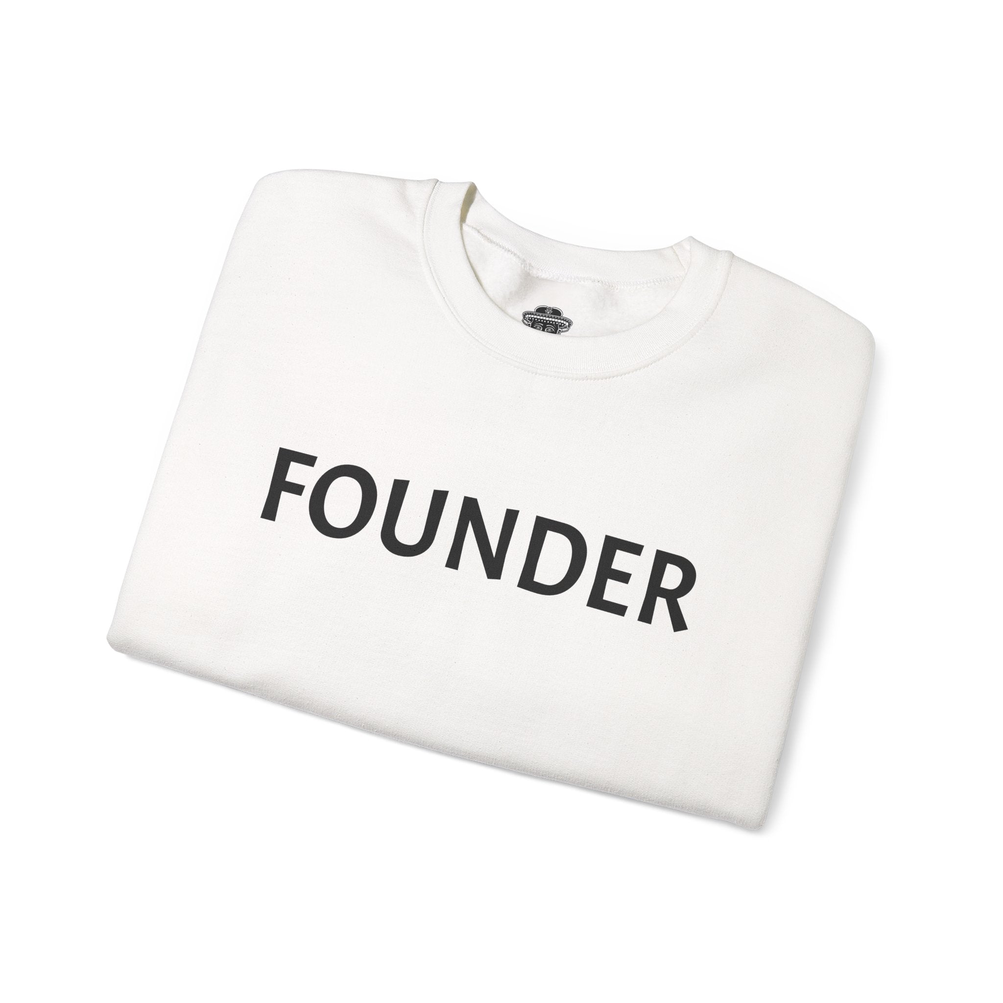 Founder Crewneck Sweatshirt | Tequila Sleeve Graphic, Day of the Dead Back Art