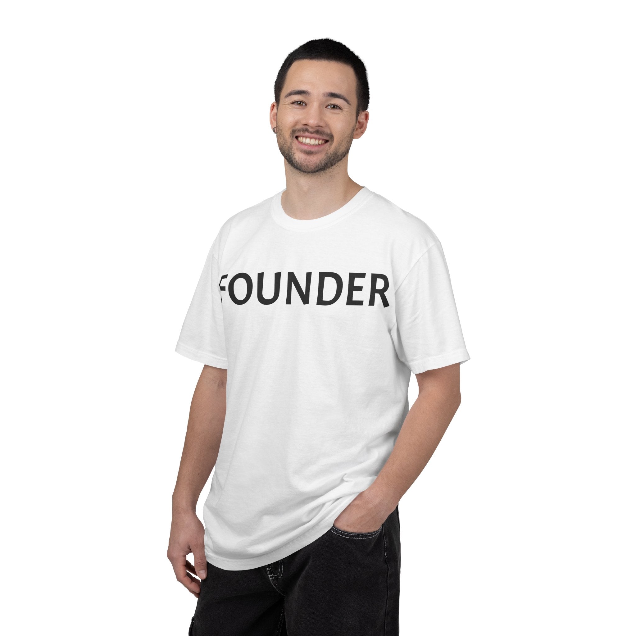 Founder T-shirt | Cochica Aztec Headdress Illustration, Back Graphic