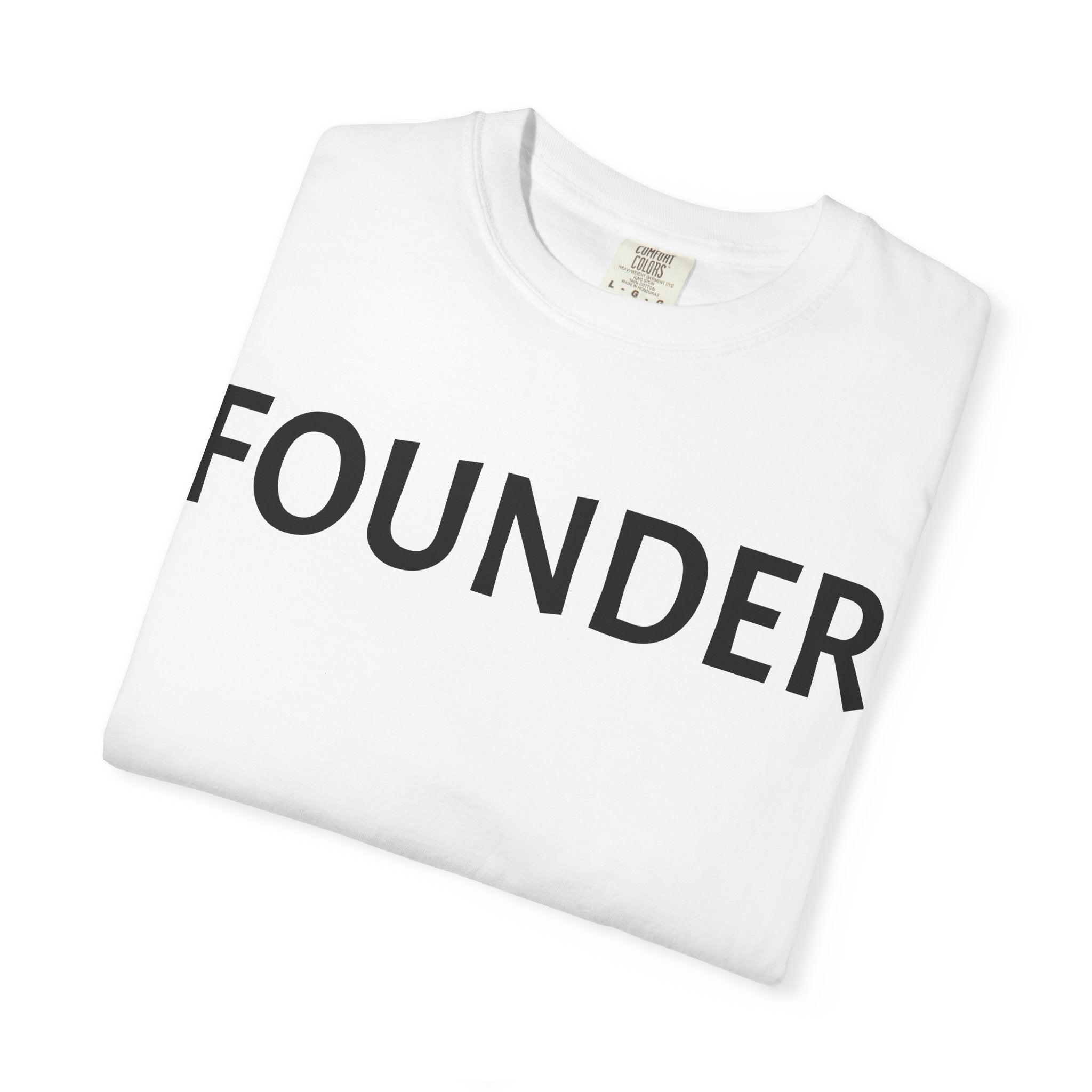 Founder T-shirt | Cochica Aztec Headdress Illustration, Back Graphic