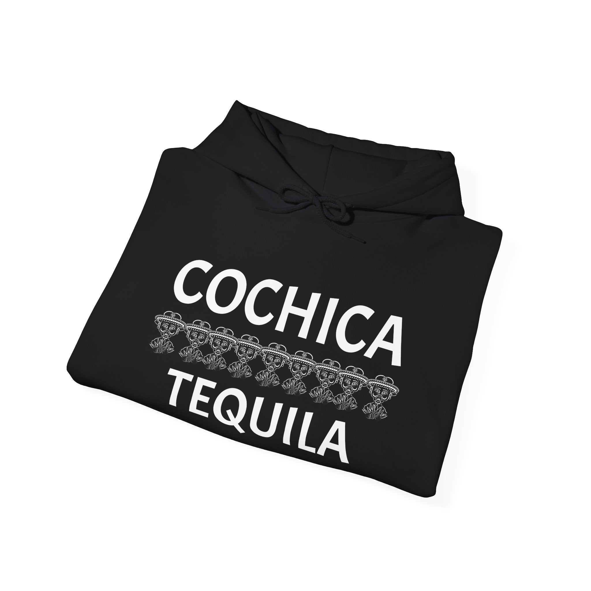 Cochica Tequila Hoodie | Mexican Skull Agave Pattern